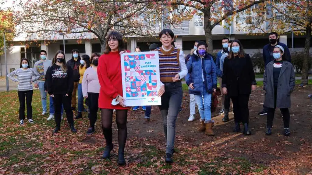 Ana Pont&oacute;n, este s&aacute;bado en Pontevedra no acto de Galiza Nova (Foto: N&oacute;s Diario).
