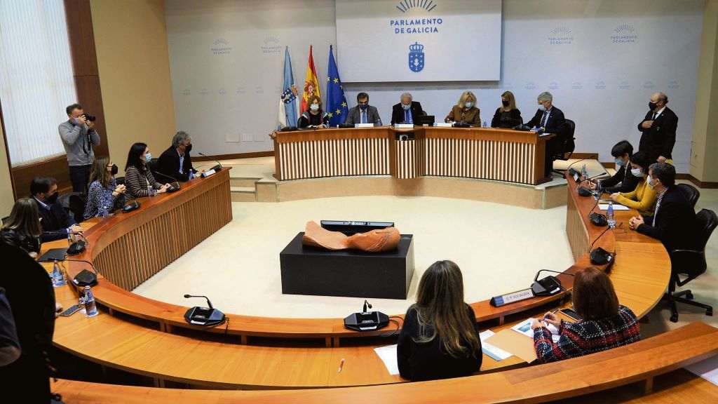 Unha sesión da comisión no Parlamento da Galiza. (Foto: Europa Press).