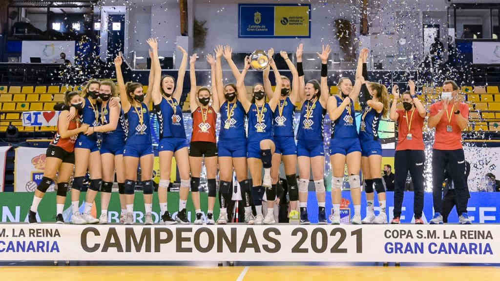 O Alcobendas é o vixente campión da Copa da Raíña de Voleibol. (Foto: RTVE).