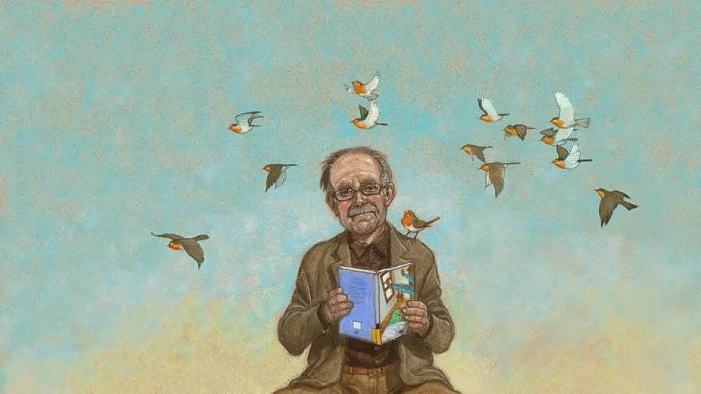 Ilustraci&oacute;n de Agust&iacute;n Fern&aacute;ndez Paz, homenaxeado pola Deputaci&oacute;n. (Foto: N&oacute;s Diario)