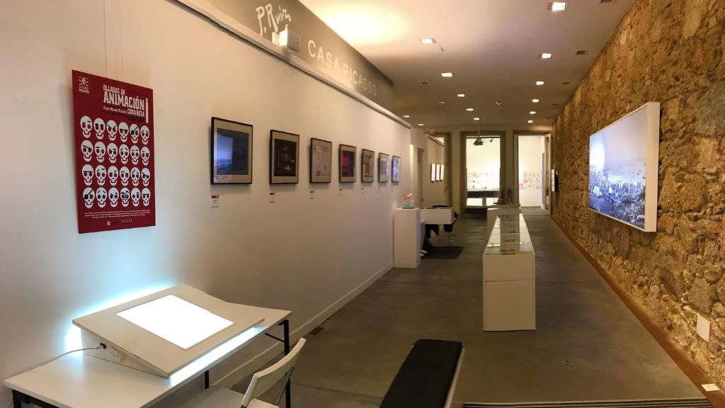Parte da exposición Olladas da animación coruñesa, inaugurada na Casa Museo Picasso. (Foto: Coruña Gráfica)
