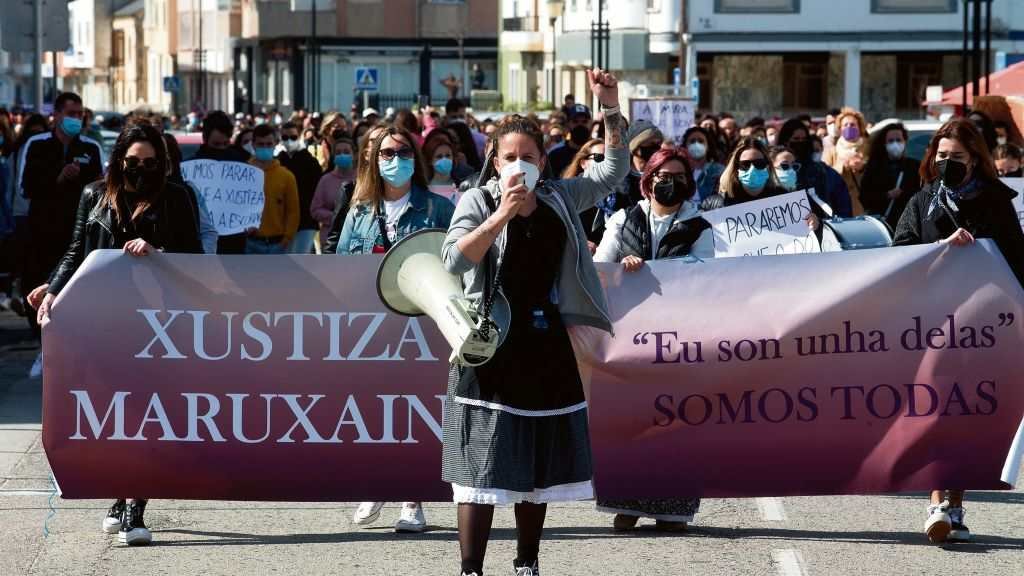 Manifestación polo caso da Maruxaina. (Foto: Carlos Castro / Europa Press)