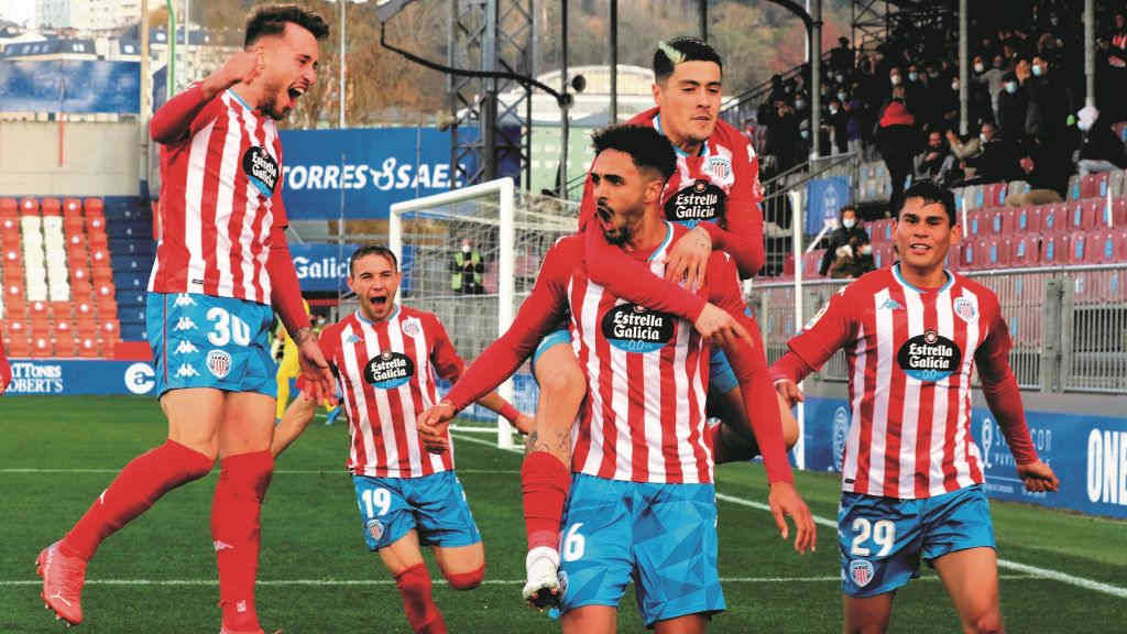 Os albivermellos terán que agardar até 2022 para volver celebrar un gol diante da súa afección. (Foto: CD Lugo).