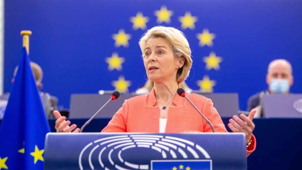 A presidenta da Comisión Europea, Úrsula von der Leyen, abriu a porta ás compras conxuntas de gas, mais só en casos excepcionais (Foto: Comisión Europea).
