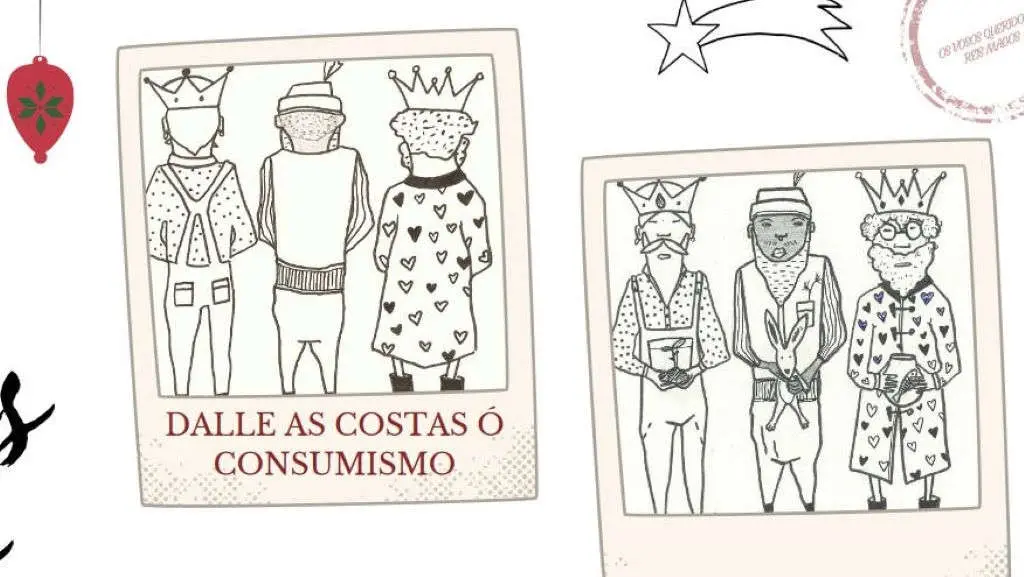 Carta a uns reis magos de costas ao consumismo. (Foto: Adega)