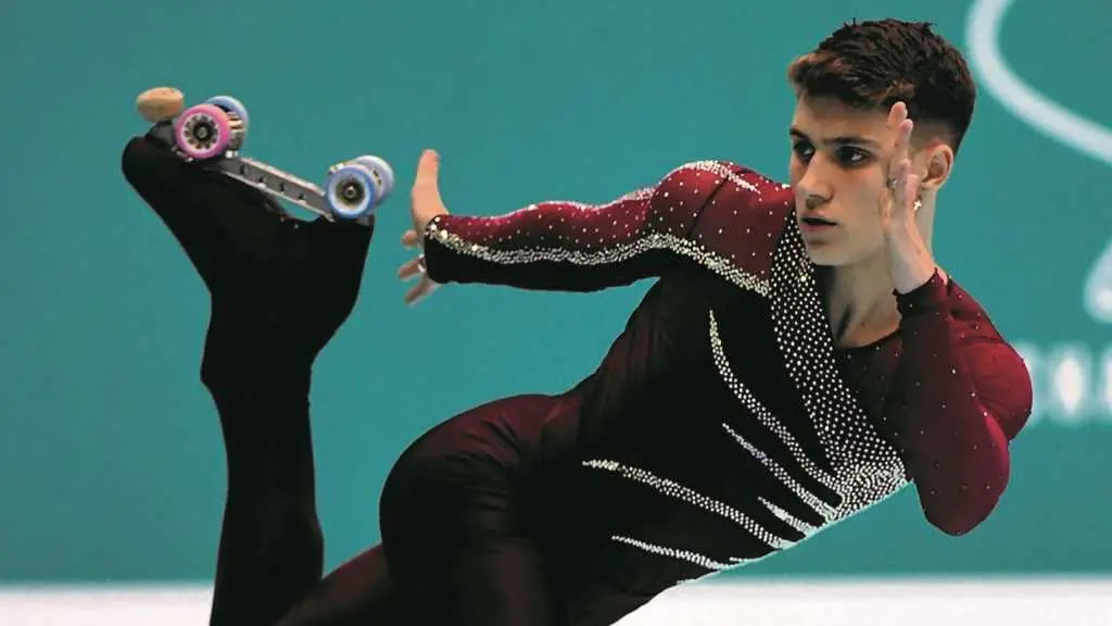 O patinador de Oleiros &eacute; o actual subcampi&oacute;n europeo (Foto: RFE Patinaxe / Raniero Corbelletti).