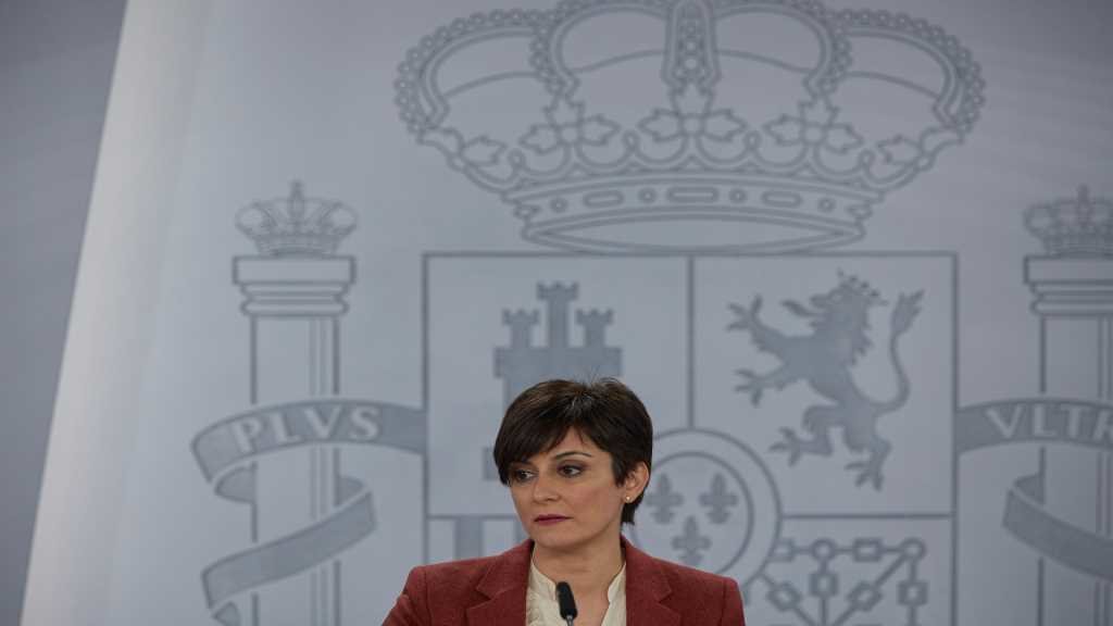 Comparecencia da ministra de Política Territorial, Isabel Rodríguez. (Foto: Europa Press)