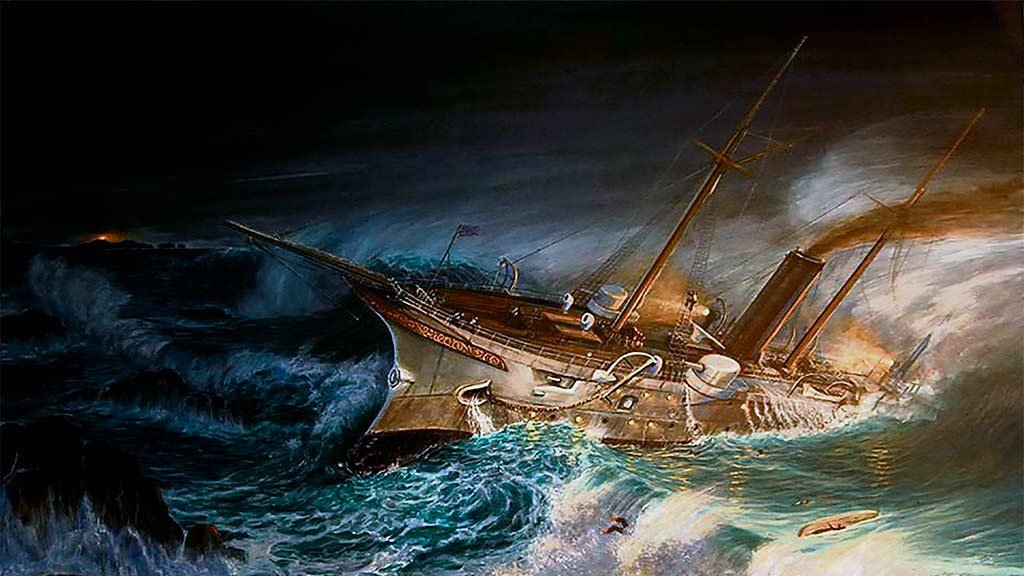 Ilustración do naufraxio do 'HMS Serpent'. (Foto: Nós Diario)