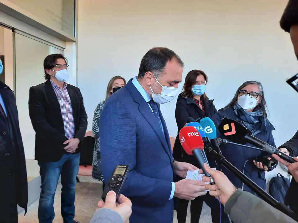 O conselleiro de Sanidade, Julio Garc&iacute;a Comesa&ntilde;a. (Foto: Pedro D&aacute;vila/Europa Press)