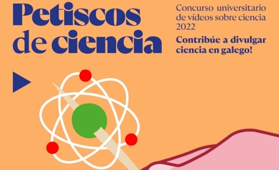 Cartaz do concurso 'Petiscos de ciencia'. (Foto: Nós Diario)