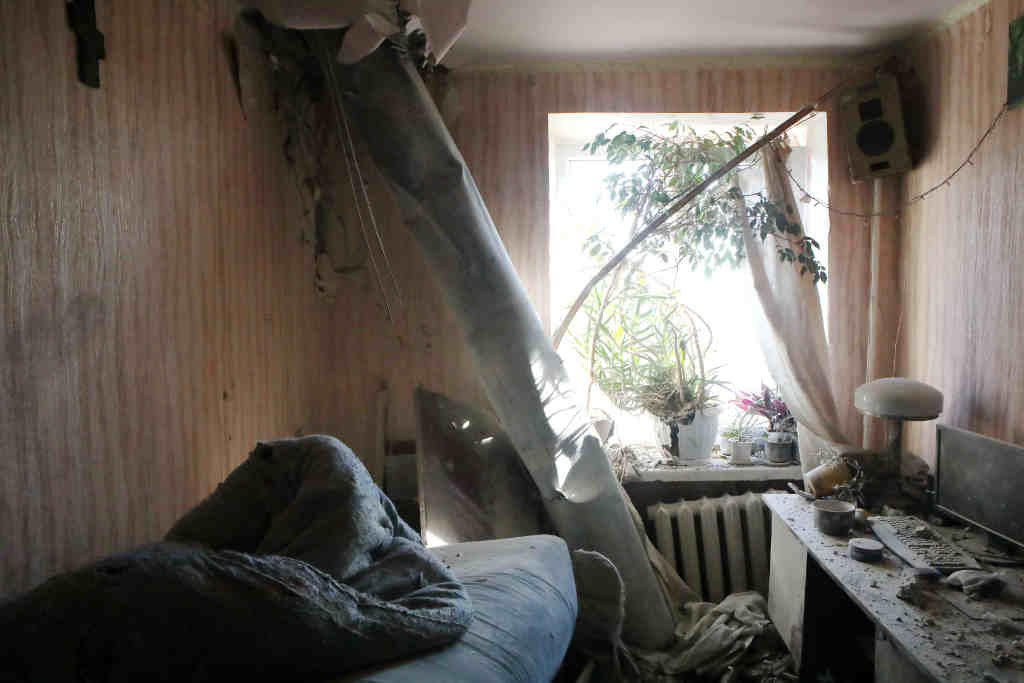 Edificio danado en Kharkiv. (Foto: Ukrinform / dpa)