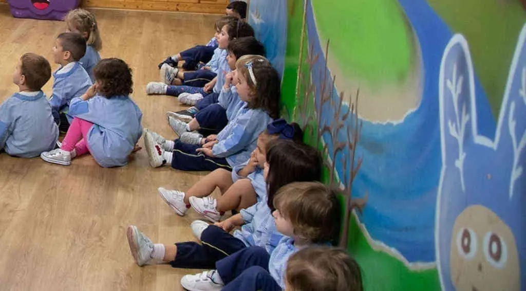 Aula dunha escola compostel&aacute; nunha imaxe de arquivo. (Foto: Europa Press)