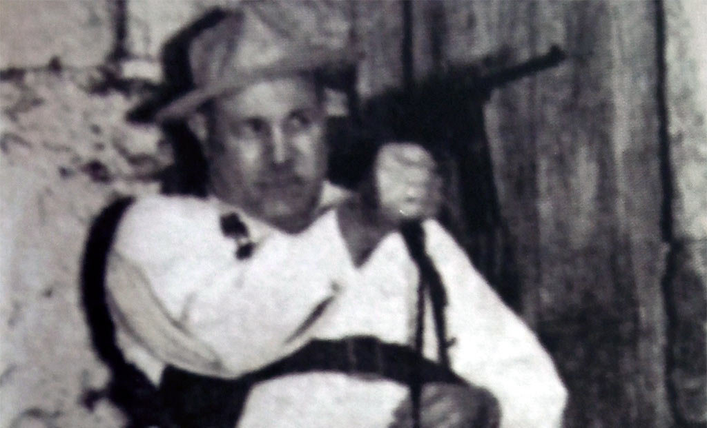 Castro Veiga, nunha imaxe tomada durante a clandestinidade.