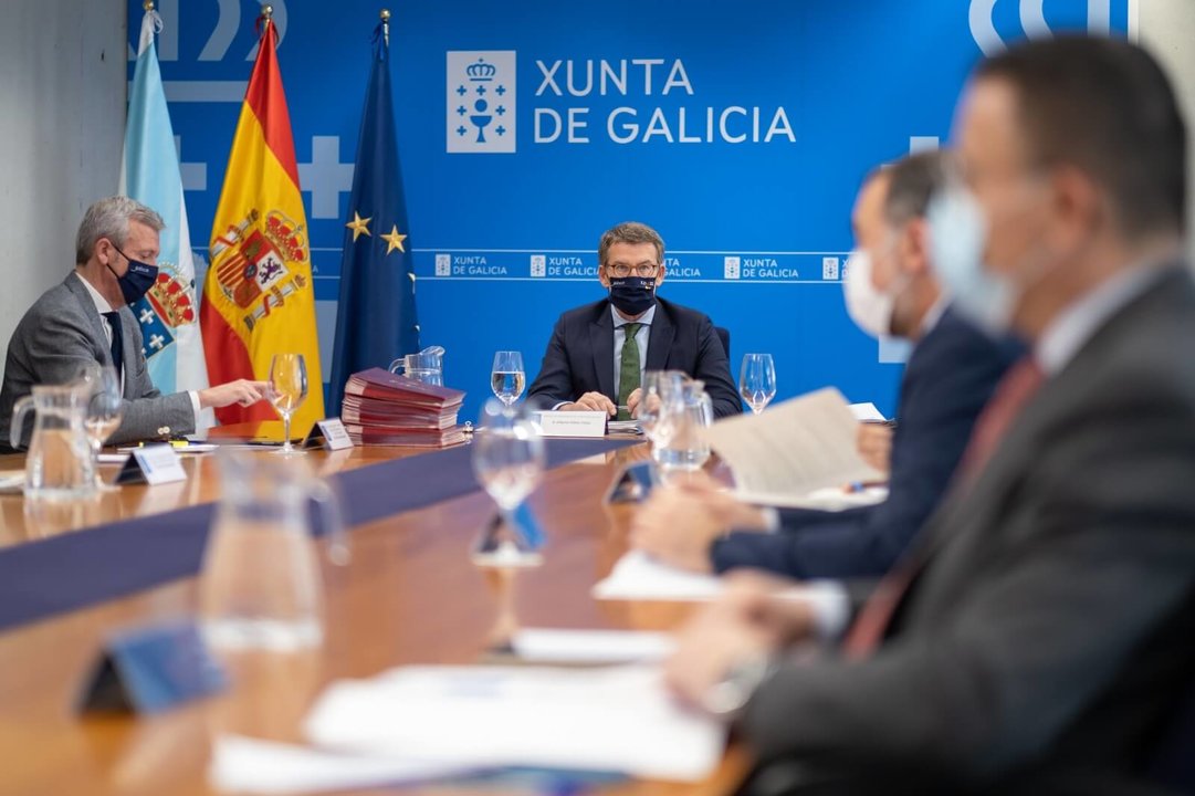 O Consello da Xunta decorreu nesta quinta feira en Lugo. (Foto: David Cabezón)