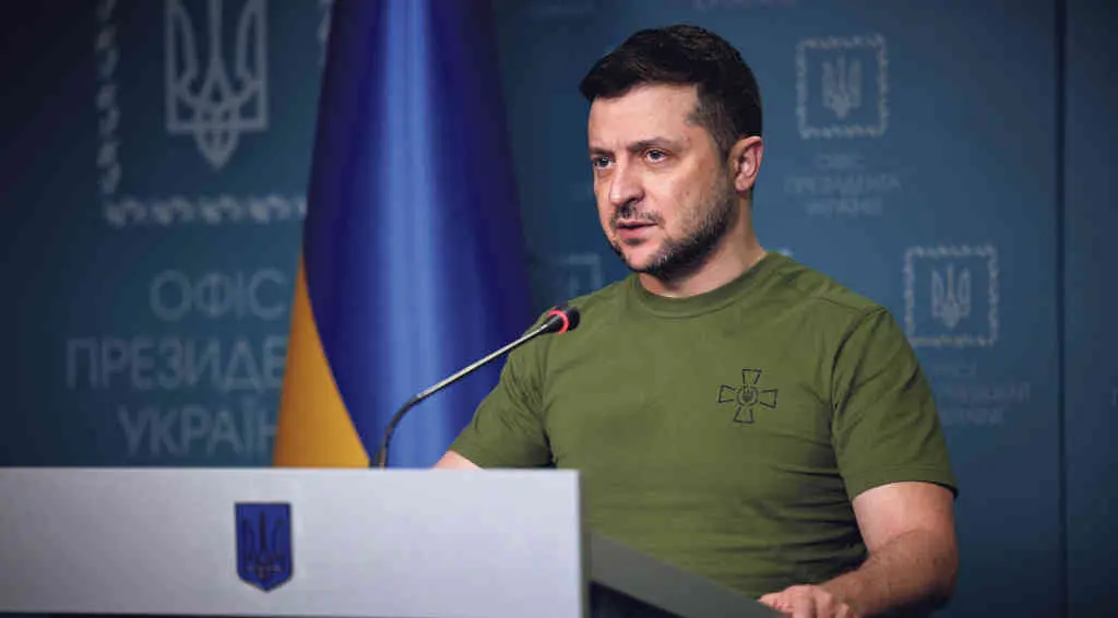 O presidente de Ucra&iacute;na, Volodimir Zelenski. (Foto: Europa Press)