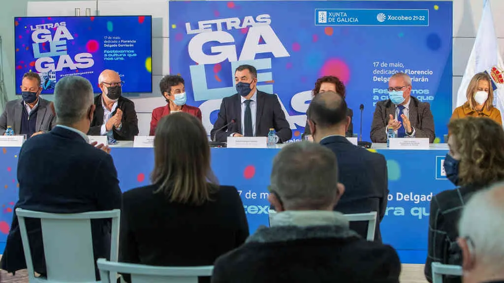 Presentaci&oacute;n da programaci&oacute;n das Letras Galegas 2022 dedicadas a Florencio Delgado Gurriar&aacute;n (Foto: Conchi Paz).