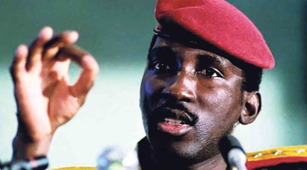 O revolucionario e presidente de Burkina Faso, Thomas Sankara. (Foto: Txalaparta)