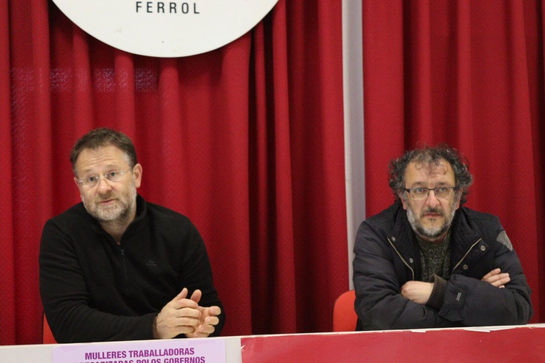 Paulo Carril e Manuel Anxo Grandal. (Foto: Nós Diario)