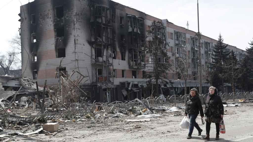 A cidade de Mariupol, no óblast de Donetsk, é un dos lugares máis afectados pola guerra. (Foto: Victor / Xinhua News)