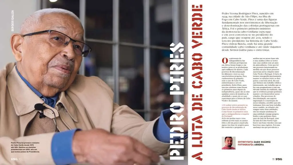 O ex primeiro ministro de Cabo Verde Pedro Pires &eacute; o entrevistado desta semana no 'Sermos Galiza'.