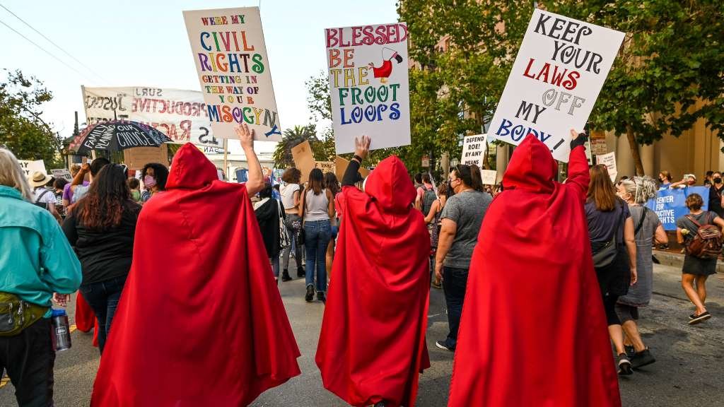 Manifestación a prol do dereito ao aborto en San Francisco, o pasado marzo. (Foto: Pat Mazzera / Zuma Press)