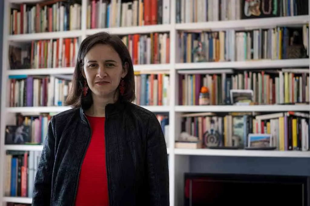 Elsa Quintas, vicepresidenta da Mesa e directora do Observatorio de Dereitos Ling&uuml;&iacute;sticos. (Foto: Arxina)