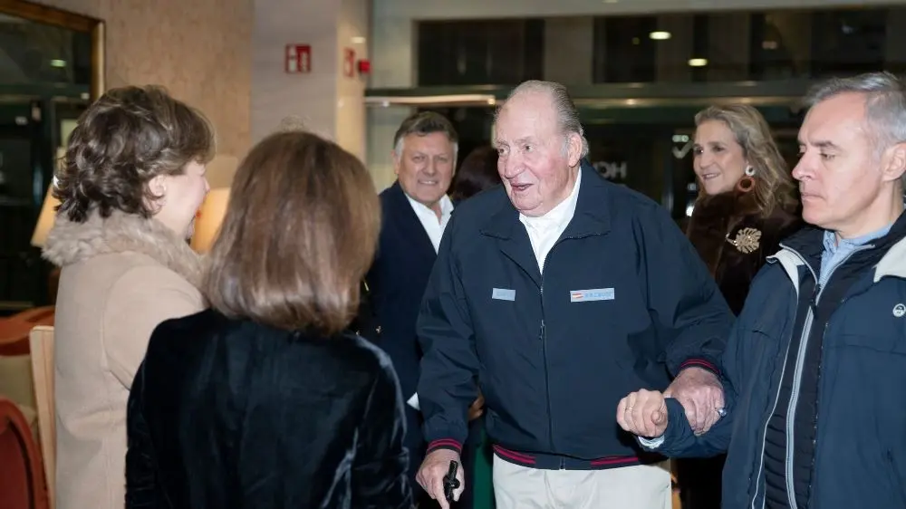 Juan Carlos I de Borb&oacute;n, en Sanxenxo, en 2019 (Foto: Europa Press)