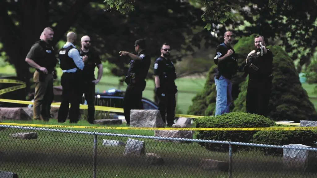 Escena do tiroteo en Wisconsin. (Foto:  Mark Hertzberg / ZUMA Press Wire / DPA)