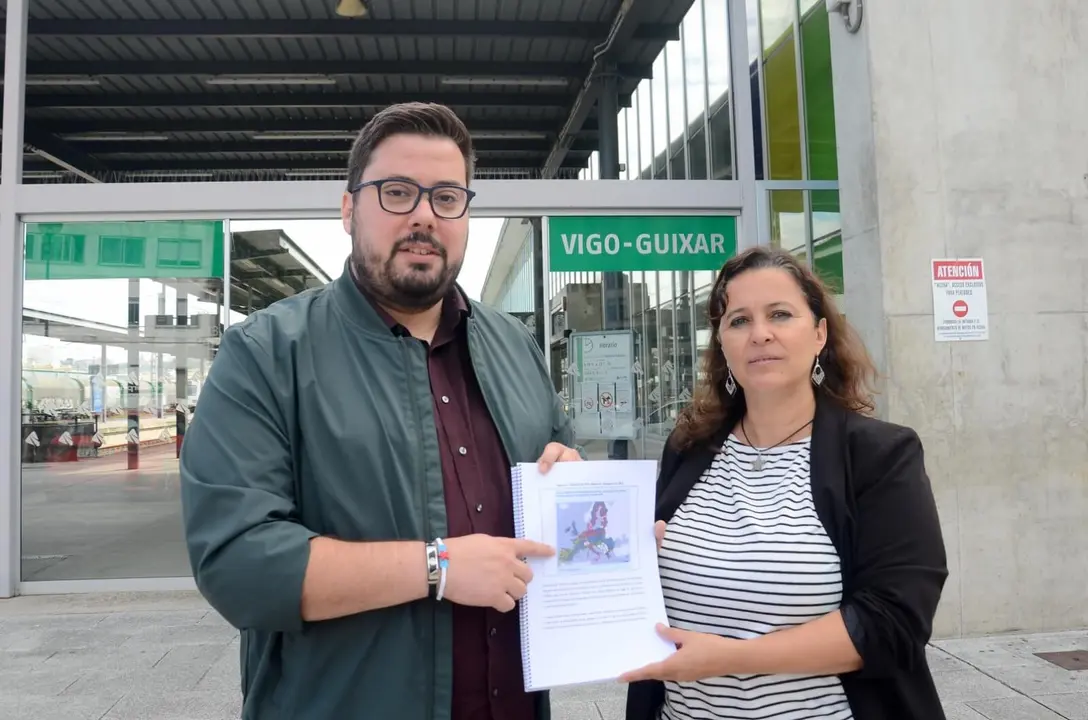Xabier P. Igrexas e Ana Miranda. (Foto: N&oacute;s Diario)