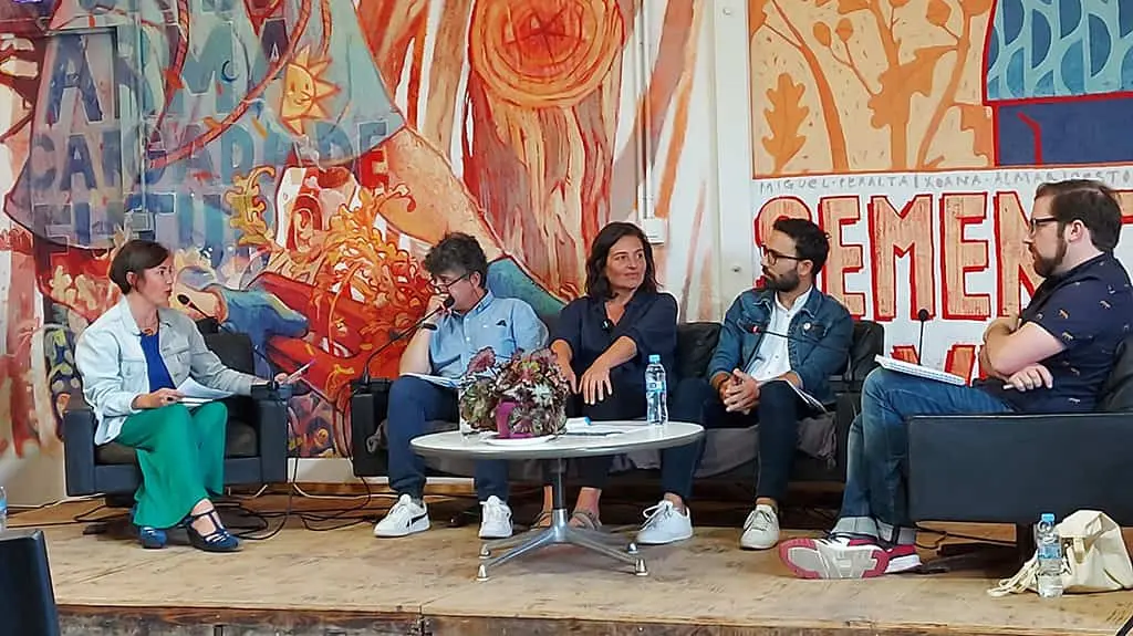 Raquel Lema, Juan Oliver, Alexandra Pacheco,  
Alberte Mera e David Lombao (Foto: CUT).
