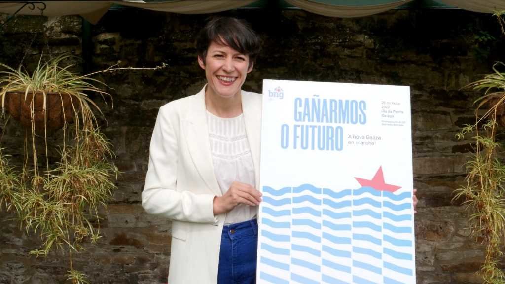 Ana Pontón presentou a campaña esta segunda feira. (Foto: Nós Diario)