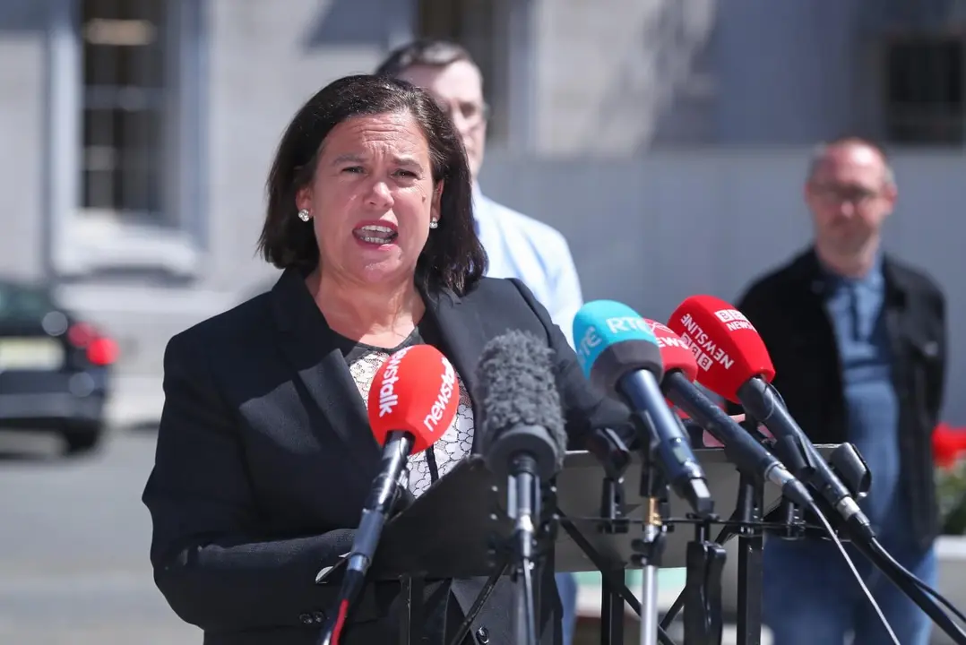 A presidenta do Sinn F&eacute;in en Irlanda, Mary Lou McDonald. (Foto: Europa Press)