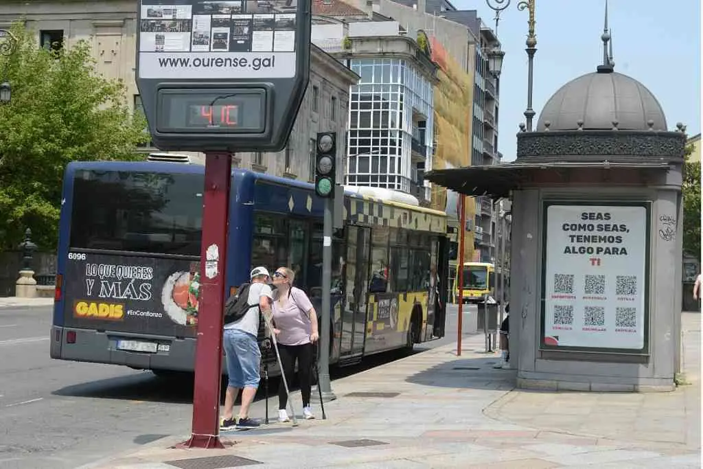 Ourense alcanzou esta terza feira o seu m&aacute;ximo hist&oacute;rico. (Foto: Europa Press)
