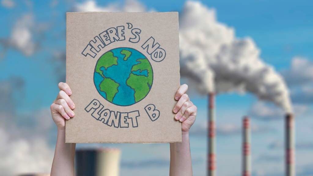 "Non hai planeta B". (Foto: Nicola)
#cambioclimatico #ecoloxismo