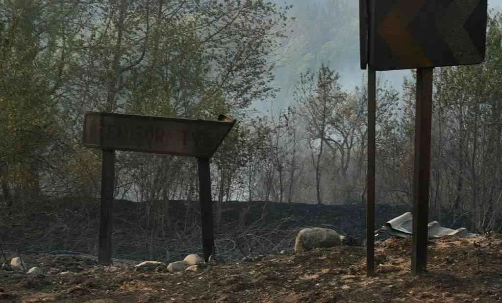 Efectos do lume en Valdeorras. (Foto: N&oacute;s Diario)