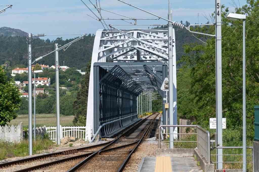 Liña ferroviaria en Portugal. (Foto: Europa Press)