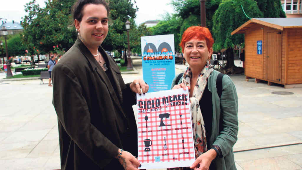 Sergio Marey e Maite Ferreiro na presentacion do ciclo Mexer (Foto: Europa Press).