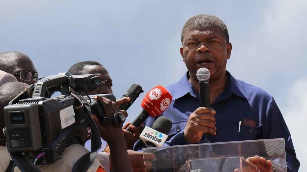 O actual presidente angolano, Joao Lourenço. (Foto: Xu Kunpeng / Zuma Press)
