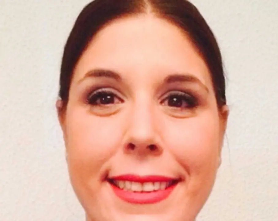 Miriam Jurado, a traballadora despedida por Ryanair (Foto: N&oacute;s Diario).