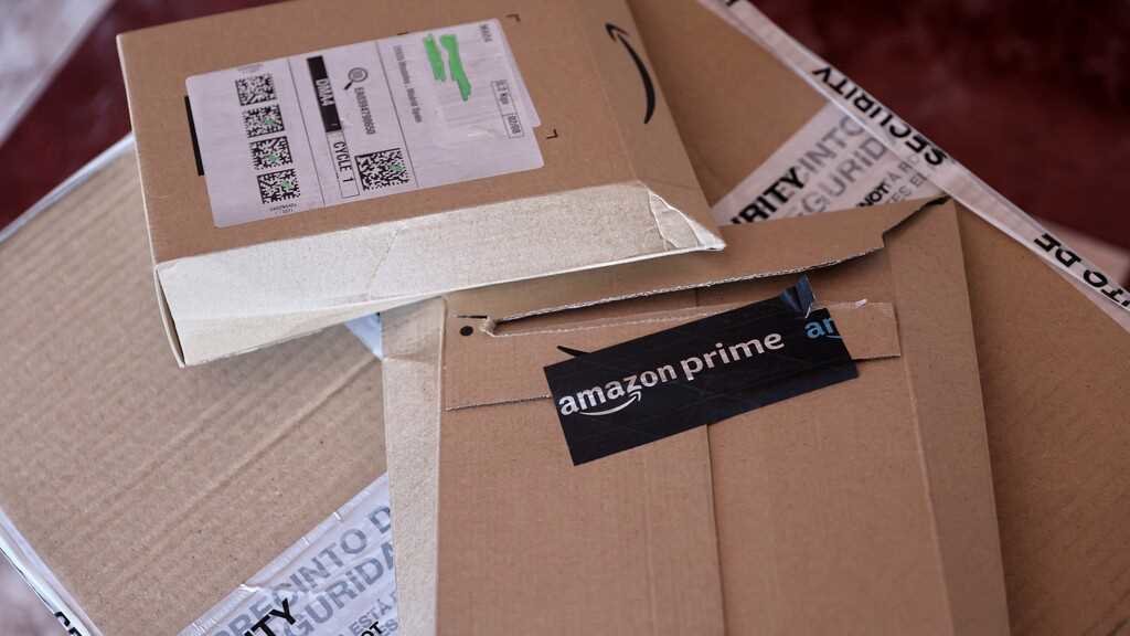 Entrega de paquetes da compañía Amazon. (Foto: Eduardo Parra / Europa Press)