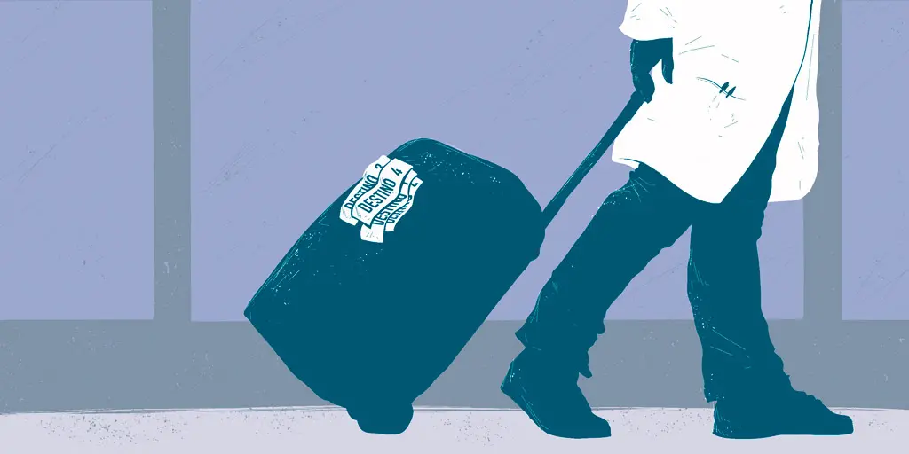Houbo xeraci&oacute;ns completas de compa&ntilde;eiras que tiveron que emigrar ao rematar a residencia (PIR). (Ilustraci&oacute;n: &Aacute;lex Rozados)