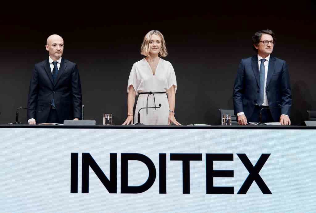 A presidenta de Inditex, Marta Ortega, na Xunta Xeral de Accionistas. (Foto: Europa Press)