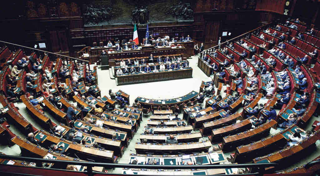 Vista xeral da Cámara de deputadas e deputados italiana (Foto: Roberto Monaldo / LaPresse via ZUM / DPA)
