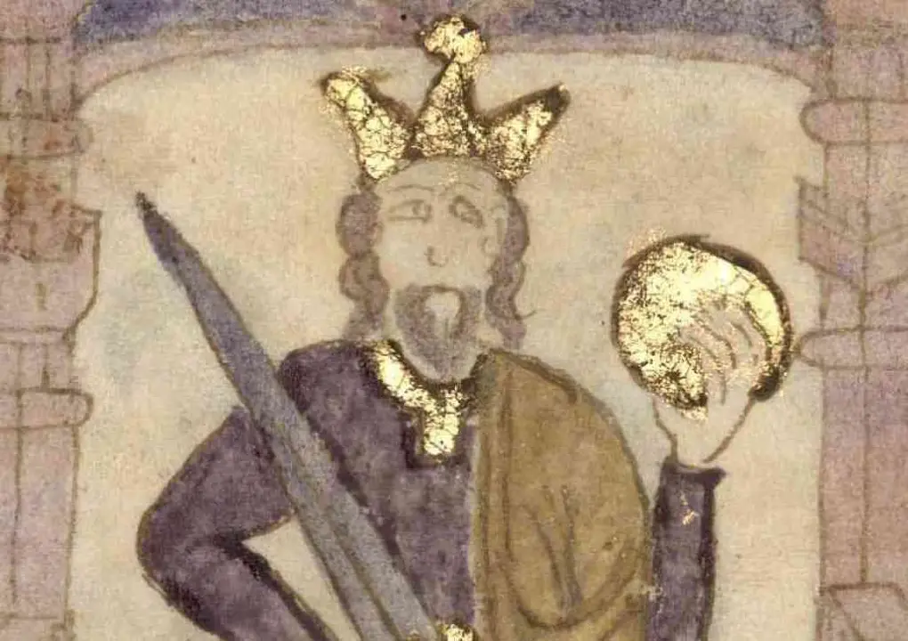 Ordo&ntilde;o III, nunha miniatura no 'Compendio da cr&oacute;nica de reis'. (Foto: Biblioteca Nacional de Espa&ntilde;a)