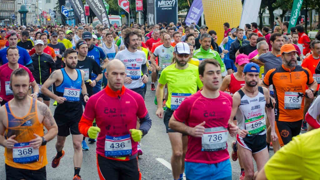A Coruña acolleu a anterior proba de maratón en 2019 (Foto: Nós Diario).