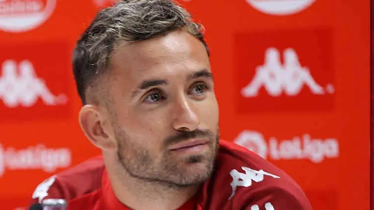 Sebas Moyano na rolda (Foto: CD Lugo).