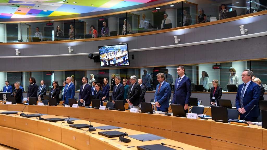 Xuntanza dos ministros e ministras de Enerxía dos países que integran a Unión Europea. (Foto: EU Council / DPA)