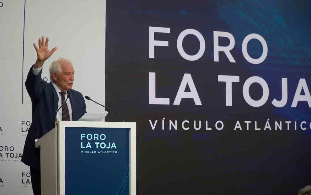 O Alto Representante de Política Exterior da UE, Josep Borrell no Foro A Toxa. (Foto: Europa Press)