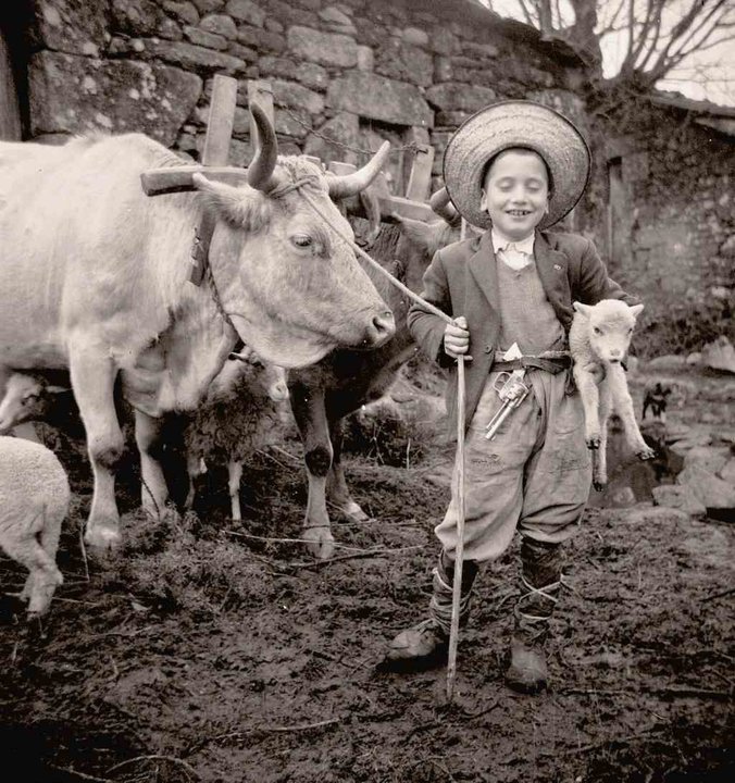Retrato dun neno da aldea. (Foto: Jesús Faílde)