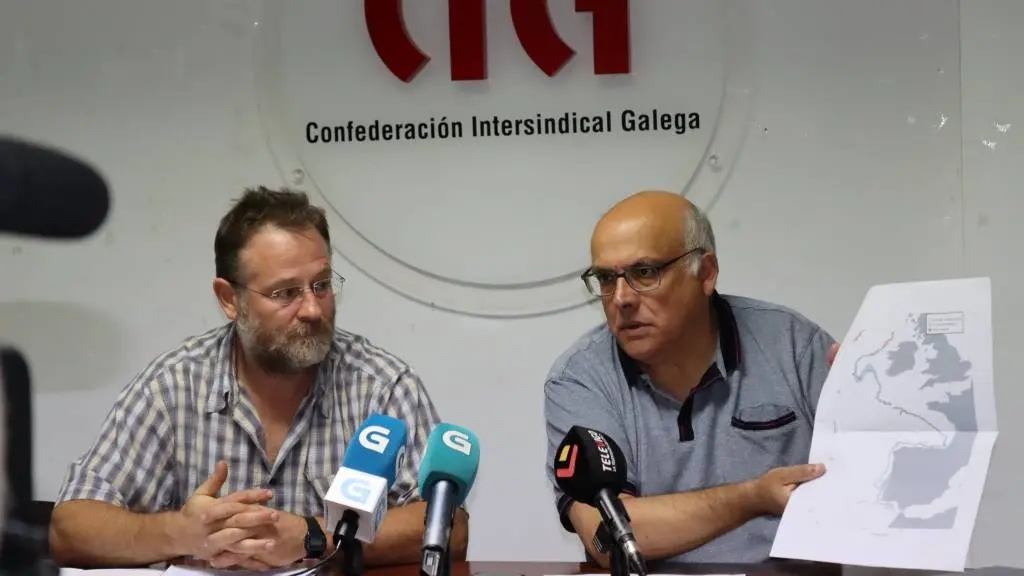 Paulo Carril e Xavier Aboi, esta terza feira, en rolda de prensa. (Foto: CIG)